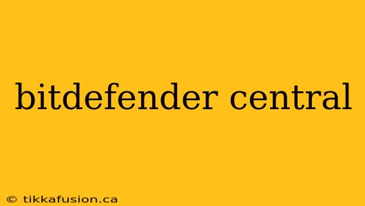 bitdefender central