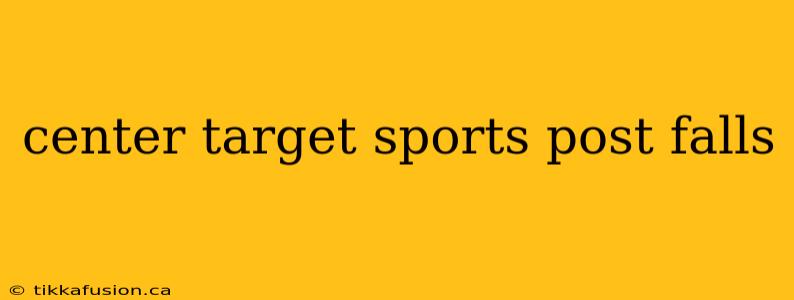 center target sports post falls