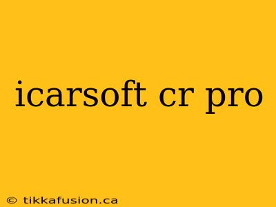 icarsoft cr pro
